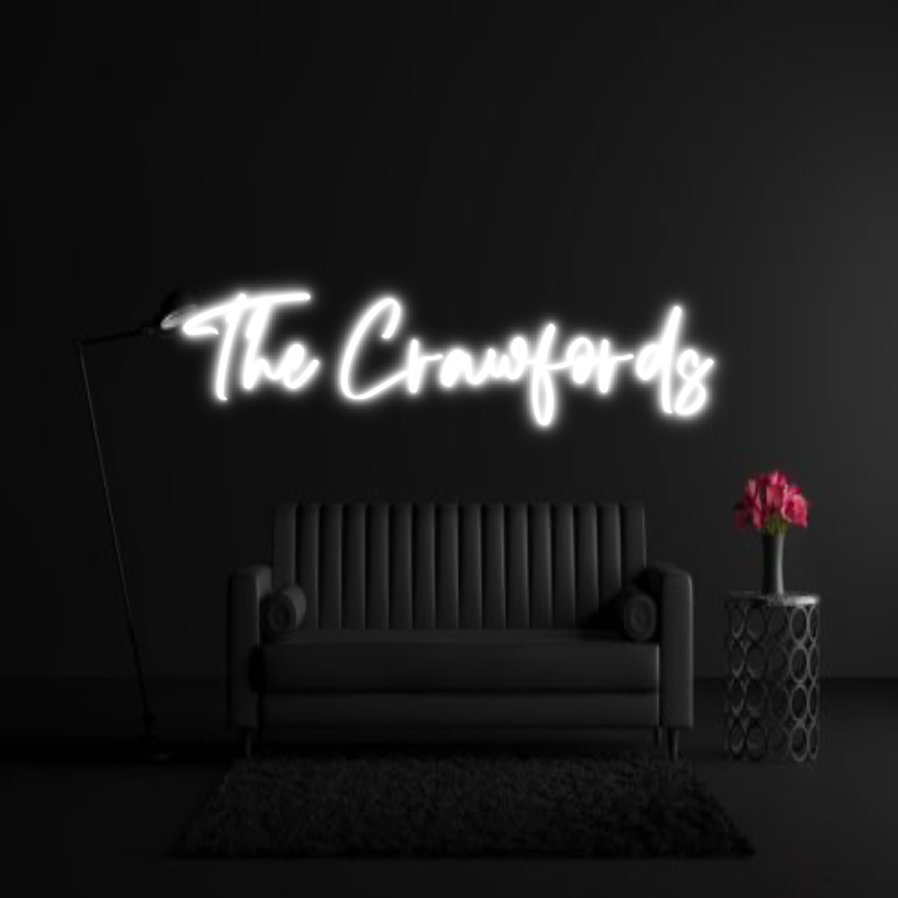 CREATE YOUR OWN WEDDING NEON SIGN The Crawfords