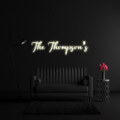 CREATE YOUR OWN WEDDING NEON SIGN The Thompson’s