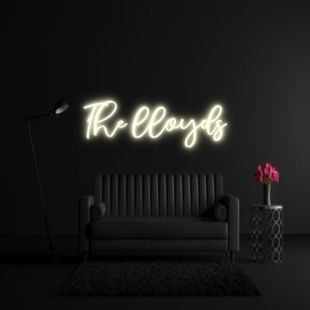 CREATE YOUR OWN WEDDING NEON SIGN The lloyds