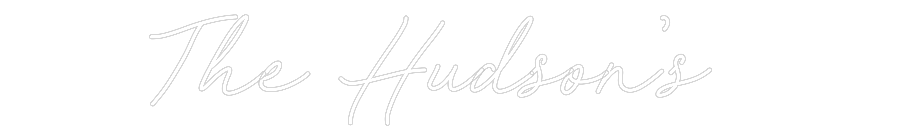 CREATE YOUR OWN WEDDING NEON SIGN The Hudson’s