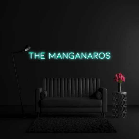 CREATE YOUR OWN WEDDING NEON SIGN THE MANGANAROS