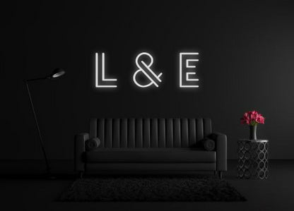 CREATE YOUR OWN CUSTOM NEON L & E