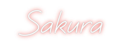 CREATE YOUR OWN CUSTOM NEON Sakura