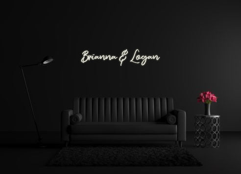 CREATE YOUR OWN CUSTOM NEON Brianna & Logan