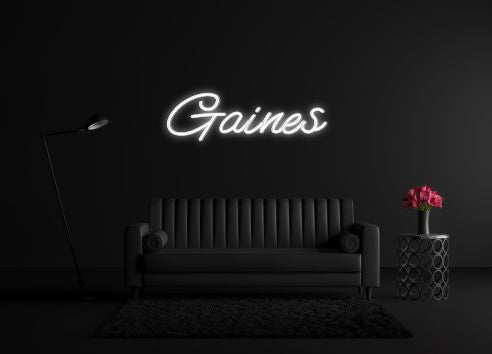 CREATE YOUR OWN CUSTOM NEON Gaines