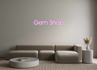 CREATE YOUR OWN CUSTOM NEON Gem Shop