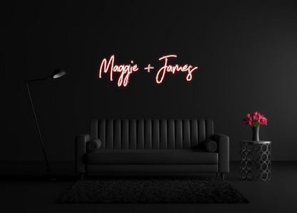 CREATE YOUR OWN CUSTOM NEON Maggie + James