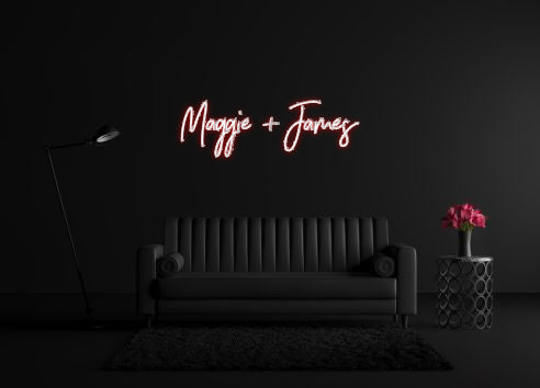 CREATE YOUR OWN CUSTOM NEON Maggie + James