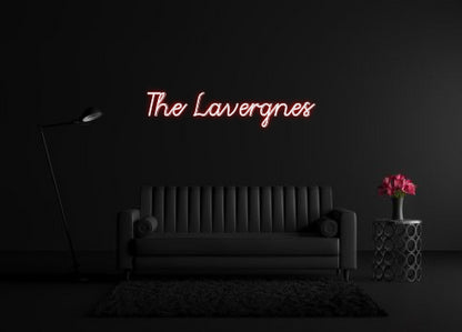 CREATE YOUR OWN CUSTOM NEON The Lavergnes