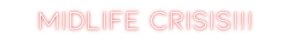 CREATE YOUR OWN CUSTOM NEON Midlife Crisi...