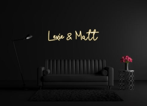 CREATE YOUR OWN CUSTOM NEON Lexie & Matt