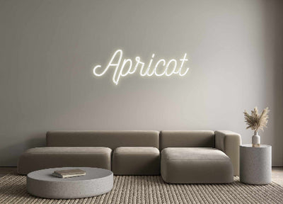 CREATE YOUR OWN CUSTOM NEON Apricot