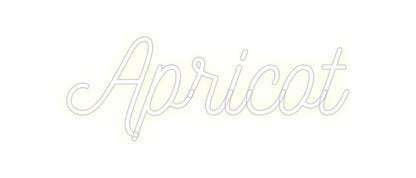 CREATE YOUR OWN CUSTOM NEON Apricot