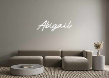 CREATE YOUR OWN CUSTOM NEON Abigail