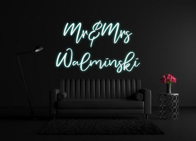 CREATE YOUR OWN CUSTOM NEON Mr&Mrs
Walmi...