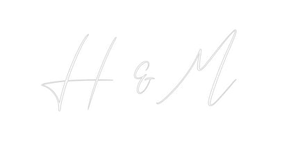 CREATE YOUR OWN CUSTOM NEON H & M