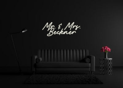 CREATE YOUR OWN WEDDING NEON SIGN Mr. & Mrs.
B...