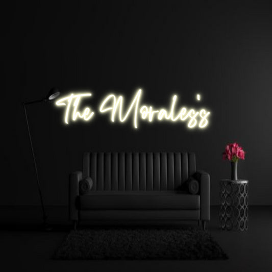 CREATE YOUR OWN WEDDING NEON SIGN The Morales's