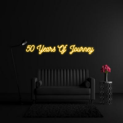 CREATE YOUR OWN WEDDING NEON SIGN 50 Years Of J...