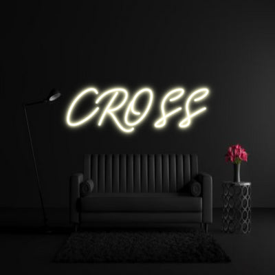 CREATE YOUR OWN WEDDING NEON SIGN CROSS