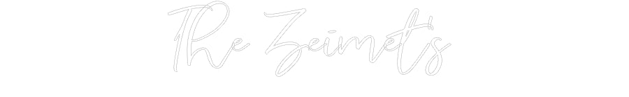 CREATE YOUR OWN WEDDING NEON SIGN The Zeimet’s