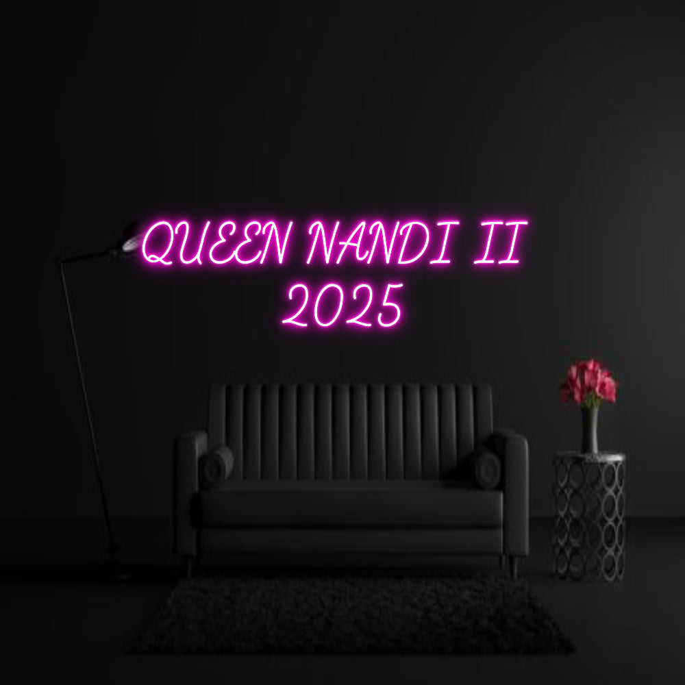 CREATE YOUR OWN WEDDING NEON SIGN QUEEN NANDI I...
