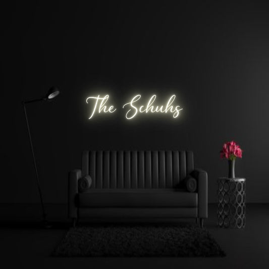 CREATE YOUR OWN WEDDING NEON SIGN The Schuhs