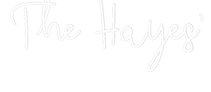 CREATE YOUR OWN WEDDING NEON SIGN The Hayes’