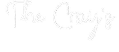 CREATE YOUR OWN WEDDING NEON SIGN The Croy’s