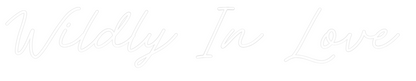 CREATE YOUR OWN WEDDING NEON SIGN Wildly In Love