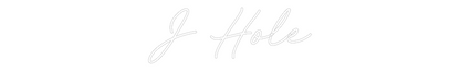 CREATE YOUR OWN WEDDING NEON SIGN J Hole