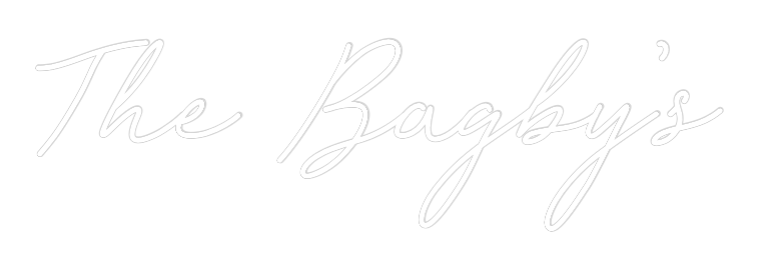 CREATE YOUR OWN WEDDING NEON SIGN The Bagby’s