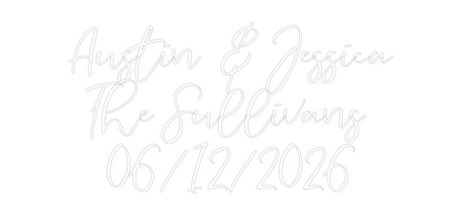 CREATE YOUR OWN WEDDING NEON SIGN Austin  & Jes...