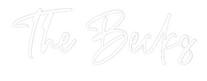 CREATE YOUR OWN WEDDING NEON SIGN The Becks