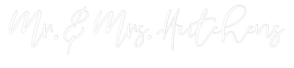 CREATE YOUR OWN WEDDING NEON SIGN Mr. & Mrs. Hu...