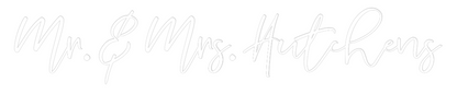 CREATE YOUR OWN WEDDING NEON SIGN Mr. & Mrs. Hu...
