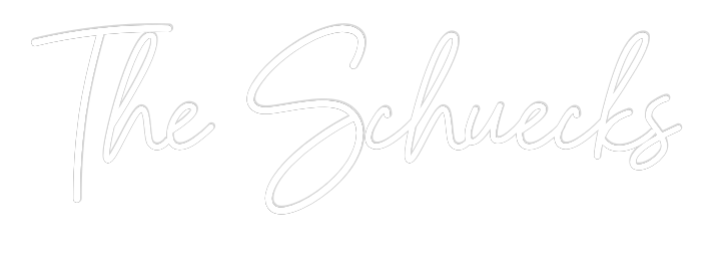 CREATE YOUR OWN WEDDING NEON SIGN The Schuecks