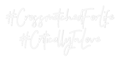 CREATE YOUR OWN WEDDING NEON SIGN #Crossmatched...