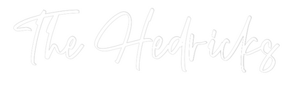 CREATE YOUR OWN WEDDING NEON SIGN The Hedricks