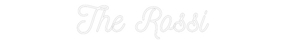 CREATE YOUR OWN WEDDING NEON SIGN The Rossi