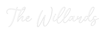 CREATE YOUR OWN WEDDING NEON SIGN The Willards