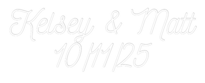 CREATE YOUR OWN WEDDING NEON SIGN Kelsey & Matt...