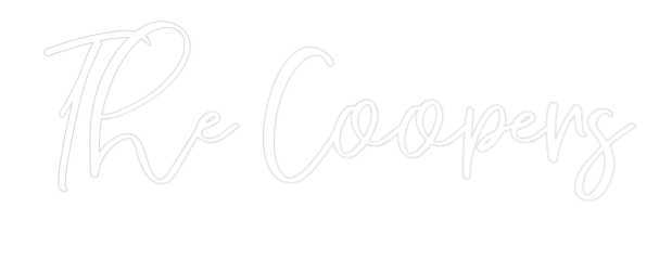 CREATE YOUR OWN WEDDING NEON SIGN The Coopers