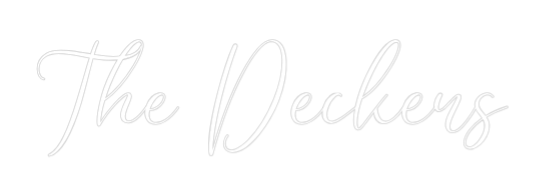 CREATE YOUR OWN WEDDING NEON SIGN The Deckers