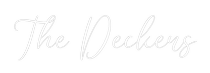 CREATE YOUR OWN WEDDING NEON SIGN The Deckers