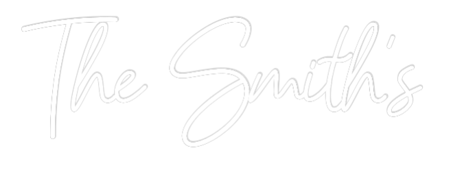 CREATE YOUR OWN WEDDING NEON SIGN The Smith’s