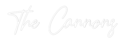 CREATE YOUR OWN WEDDING NEON SIGN The Cannons