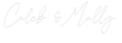 CREATE YOUR OWN WEDDING NEON SIGN Caleb & Mally