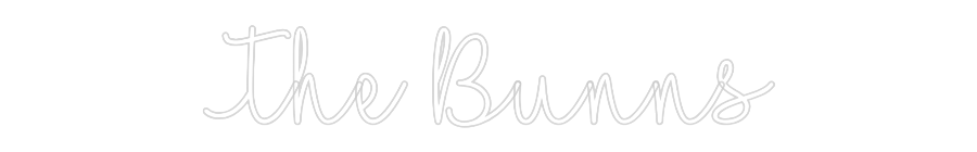 CREATE YOUR OWN WEDDING NEON SIGN The Bunns