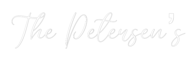 CREATE YOUR OWN WEDDING NEON SIGN The Petersen’s